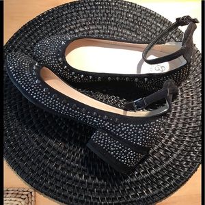 NEW Studded SCENE SZ8.5 Ankle Strap Shoe